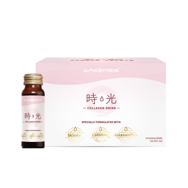 測試用 ALPHA HYGIENIC 時光膠原蛋白飲+（50毫升x10支） | 糖尿病生酮適用 | Alpha Hygienic 艾花潔