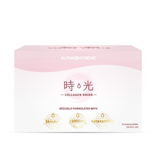 測試用 ALPHA HYGIENIC 時光膠原蛋白飲+（50毫升x10支） | 糖尿病生酮適用 | Alpha Hygienic 艾花潔